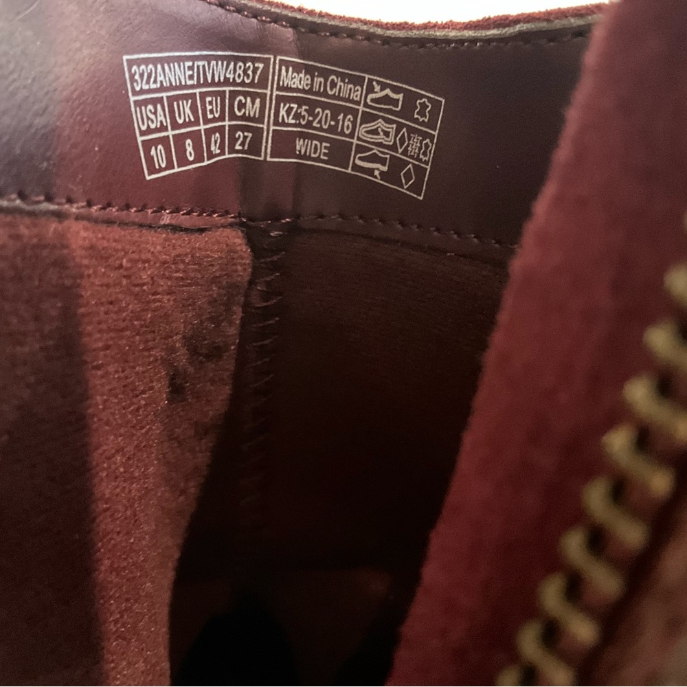 Anne Klein Java Snake Vionic Burgundy Suede Snake… - image 4